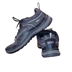 Keen Terradora II WP Steel Lace Up Grey &  Pink Size 6
